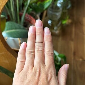 Delicate Thin Gold Stacking Ring
